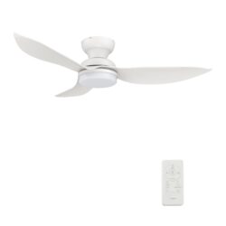 Upton 45'' Smart Ceiling Fan with Remote, Light Kit Included，Works with Google Assistant and Amazon Alexa,Siri Shortcut.