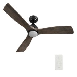 Riley 48'' Smart Ceiling Fan with Remote, Light Kit Included，Works with Google Assistant and Amazon Alexa,Siri Shortcut.