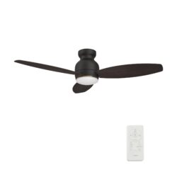 Trento 48-inch Smart Ceiling Fan with Remote, Light Kit Included, Works with Google Assistant, Amazon Alexa, and Siri Shortcuts.