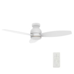 Trento 48-inch Smart Ceiling Fan with Remote, Light Kit Included, Works with Google Assistant, Amazon Alexa, and Siri Shortcuts.