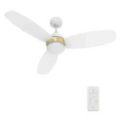 Hobart 48'' Smart Ceiling Fan with Remote, Light Kit Included，Works with Google Assistant and Amazon Alexa,Siri Shortcut.