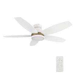 Granville 48'' Smart Ceiling Fan with Remote, Light Kit Included，Works with Google Assistant and Amazon Alexa,Siri Shortcut.
