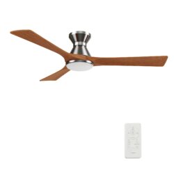 Nicolet 52'' Smart Ceiling Fan with Remote, Light Kit Included，Works with Google Assistant and Amazon Alexa,Siri Shortcut.