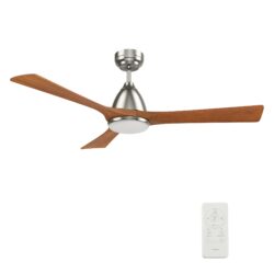 Perry 52'' Smart Ceiling Fan with Remote, Light Kit Included，Works with Google Assistant and Amazon Alexa,Siri Shortcut.