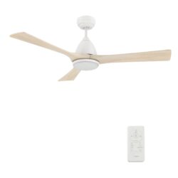 Perry 52'' Smart Ceiling Fan with Remote, Light Kit Included，Works with Google Assistant and Amazon Alexa,Siri Shortcut.