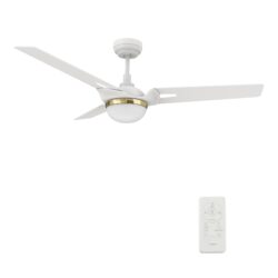 Bedford 52'' Smart Ceiling Fan with Remote, Light Kit Included，Works with Google Assistant and Amazon Alexa,Siri Shortcut.