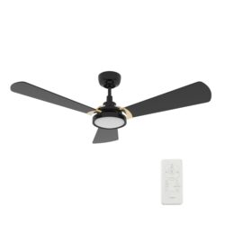 Brisa 52-inch Smart Ceiling Fan with Remote, Light Kit Included, Works with Google Assistant, Amazon Alexa, and Siri Shortcuts.