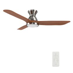 Jaaron 52'' Smart Ceiling Fan with Remote, Light Kit Included，Works with Google Assistant and Amazon Alexa,Siri Shortcut.
