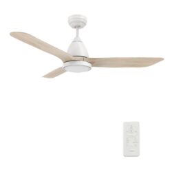 Garrick 52'' Smart Ceiling Fan with Remote, Light Kit Included，Works with Google Assistant and Amazon Alexa,Siri Shortcut.
