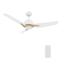 Tracer 52'' Smart Ceiling Fan with Remote, Light Kit Included，Works with Google Assistant and Amazon Alexa,Siri Shortcut.