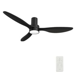 Aurora 52" Smart Ceiling Fan with Remote, Light Kit Included，Works with Google Assistant and Amazon Alexa,Siri Shortcut.