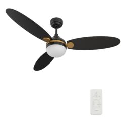 Pearla 52'' Smart Ceiling Fan with Remote, Light Kit Included，Works with Google Assistant and Amazon Alexa,Siri Shortcut.