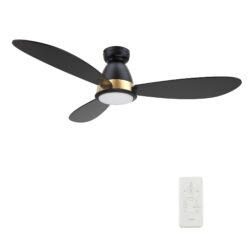 York 52'' Smart Ceiling Fan with Remote, Light Kit Included，Works with Google Assistant and Amazon Alexa,Siri Shortcut.