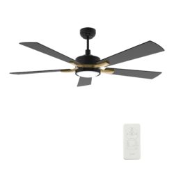 Appleton 52-inch Smart Ceiling Fan with Remote, Light Kit Included, Works with Google Assistant, Amazon Alexa, and Siri Shortcuts.