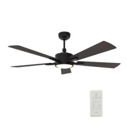 Appleton 52-inch Smart Ceiling Fan with Remote, Light Kit Included, Works with Google Assistant, Amazon Alexa, and Siri Shortcuts.