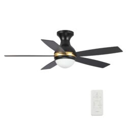Twister 52'' Smart Ceiling Fan with Remote, Light Kit Included，Works with Google Assistant and Amazon Alexa,Siri Shortcut.
