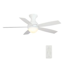 Twister 52'' Smart Ceiling Fan with Remote, Light Kit Included，Works with Google Assistant and Amazon Alexa,Siri Shortcut.