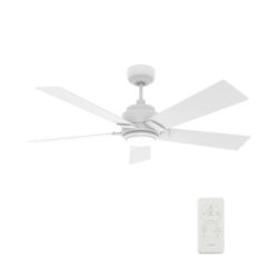 Ascender 56-inch Smart Ceiling Fan with Remote, Light Kit Included, Works with Google Assistant, Amazon Alexa, and Siri Shortcuts.