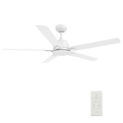 Espear 60-inch Smart Ceiling Fan with Romote, Light Kit Included, Works with Google Assistant, Amazon Alexa, and Siri Shortcuts.