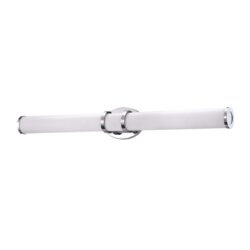 Kendall 36" LED Vanity Light Chrome Finish Dimmable Modern Acrylic Shade 5-Year Warranty