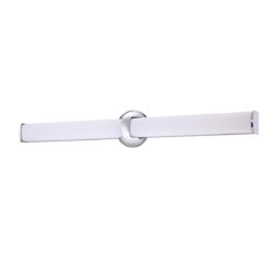 Kendall Lighting ORACLE 36" LED Vanity Light Chrome Finish Dimmable Acrylic Shade Modern Design