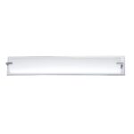Kendall Lighting Paramount 5-Light Chrome Vanity Light with White Glass for Stylish Illumination