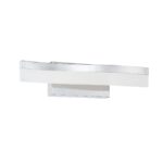 Kendall CERV 18" LED Chrome Vanity Light with White Acrylic Shade and 5-Year Warranty