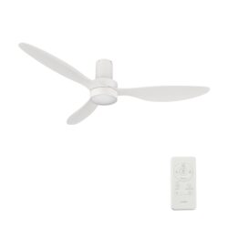 Zephyr 52" Ceiling Fan with Remote, Light Kit Included.