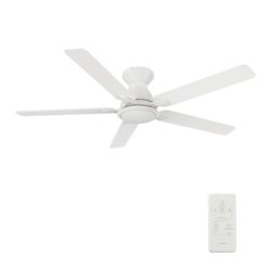Bristol 52" Ceiling Fan with Remote, Light Kit Included.