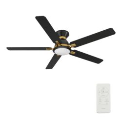 Bristol 60" Ceiling Fan with Romote, Light Kit Included.