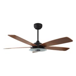 Journey 52-inch Indoor/Outdoor Smart Ceiling Fan, Dimmable LED Light Kit & Remote Control, Works with Google Assistant, Amazon Alexa, and Siri Shortcuts.