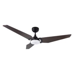 Kaj 56-inch Indoor/Outdoor Smart Ceiling Fan, Dimmable LED Light Kit & Remote Control, Works with Google Assistant, Amazon Alexa, and Siri Shortcuts.