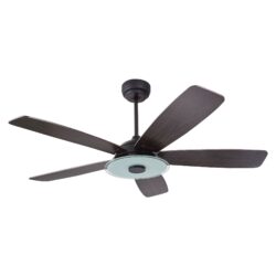 Journey 52-inch Indoor/Outdoor Smart Ceiling Fan, Dimmable LED Light Kit & Remote Control, Works with Google Assistant, Amazon Alexa, and Siri Shortcuts.
