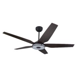 Elira 52-inch Indoor/Outdoor Smart Ceiling Fan, Dimmable LED Light Kit & Remote Control, Works with Google Assistant, Amazon Alexa, and Siri Shortcuts.