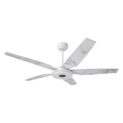 Elira 52-inch Indoor/Outdoor Smart Ceiling Fan, Dimmable LED Light Kit & Remote Control, Works with Google Assistant, Amazon Alexa, and Siri Shortcuts.