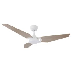 Kaj 56-inch Indoor/Outdoor Smart Ceiling Fan, Dimmable LED Light Kit & Remote Control, Works with Google Assistant, Amazon Alexa, and Siri Shortcuts.