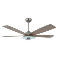Journey 52-inch Indoor/Outdoor Smart Ceiling Fan, Dimmable LED Light Kit & Remote Control, Works with Google Assistant, Amazon Alexa, and Siri Shortcuts.