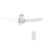 Trento 52-inch Smart Ceiling Fan with Remote, Light Kit Included, Works with Google Assistant, Amazon Alexa, and Siri Shortcuts.